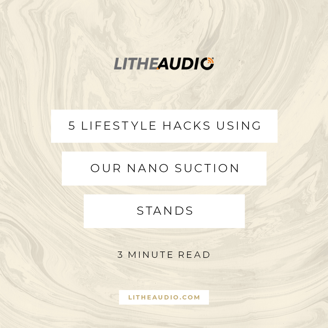 5 lifestyle hacks using our nano suction stands